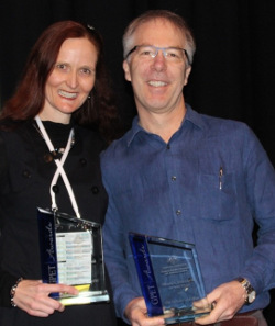 Joint Medical Educator winners… Northern Rivers Dr Genevieve Yates and Dr Gerard Ingham from Victoria.